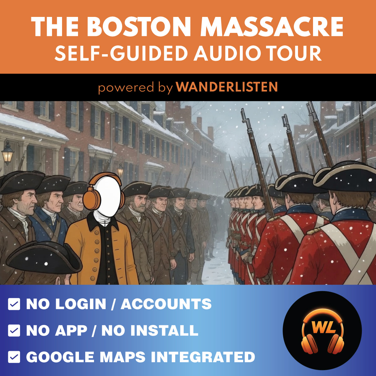 Boston Massacre Walking Audio Tour | Self-Guided Walking cover image