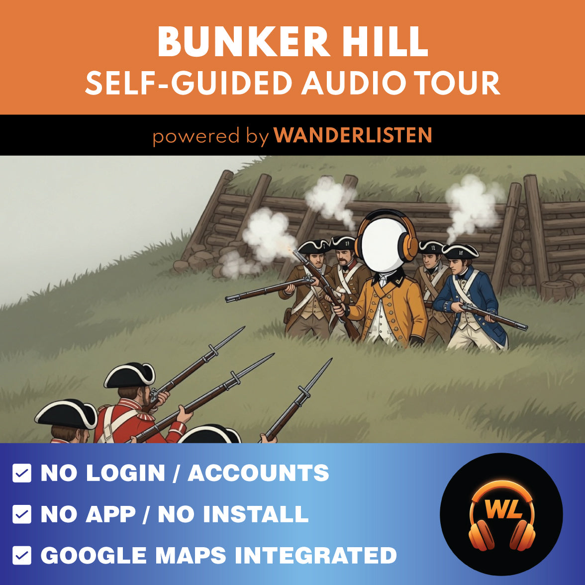 Bunker Hill Walking Audio Tour | Self-Guided Walking cover image