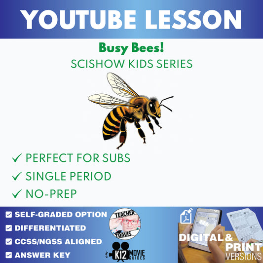SciShow Kids - Busy Bees! Bumblebees and Honeybees - YouTube Video Lesson