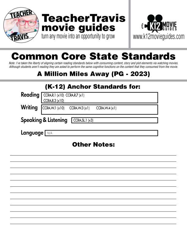 A Million Miles Away Movie Guide in Spanish | Español | CCSS