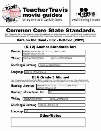 Pixar Short - Cars on the Road - E07 - B-Movie Video Guide (2022) CCSS