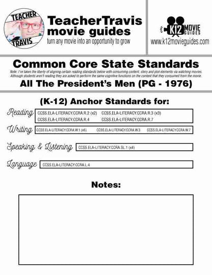 All The President's Men Movie Guide | Reporting | Journalism (PG - 1976) CCSS