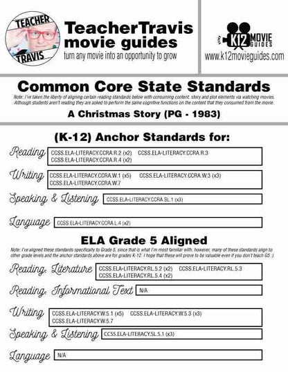 A Christmas Story Movie Guide | Worksheet | Questions | Google Form (PG - 1983) CCSS