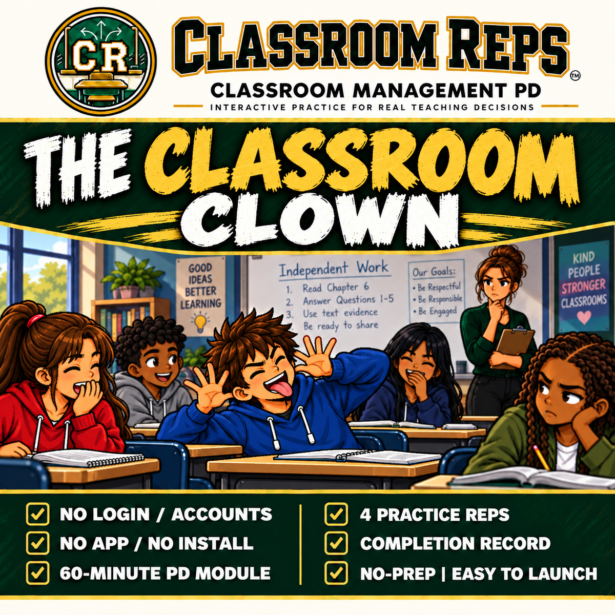 The Classroom Clown | Classroom Reps 60-Minute PD Simulation