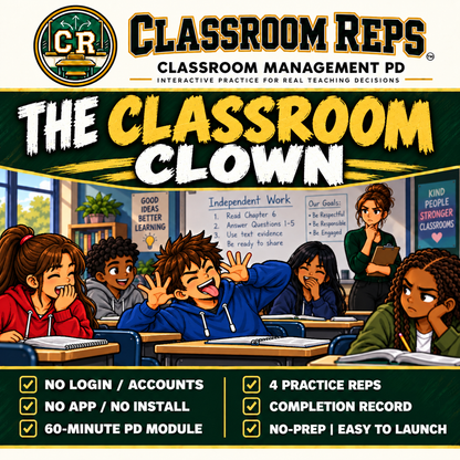The Classroom Clown | Classroom Reps 60-Minute PD Simulation