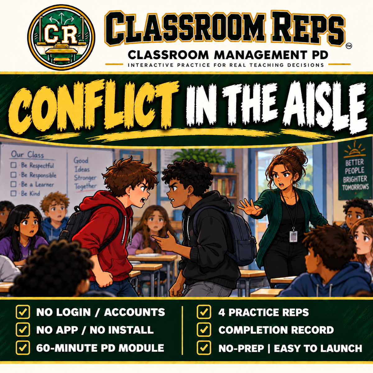 Conflict in the Aisle | Classroom Reps 60-Minute PD Simulation