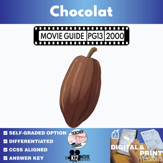 Chocolat Movie Guide Questions & Worksheet