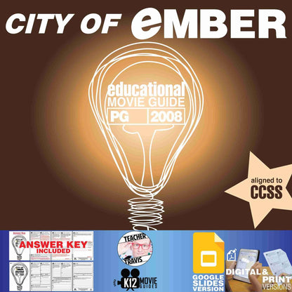 City of Ember Movie Guide | Questions | Worksheet | Google Slides (PG - 2008) Cover
