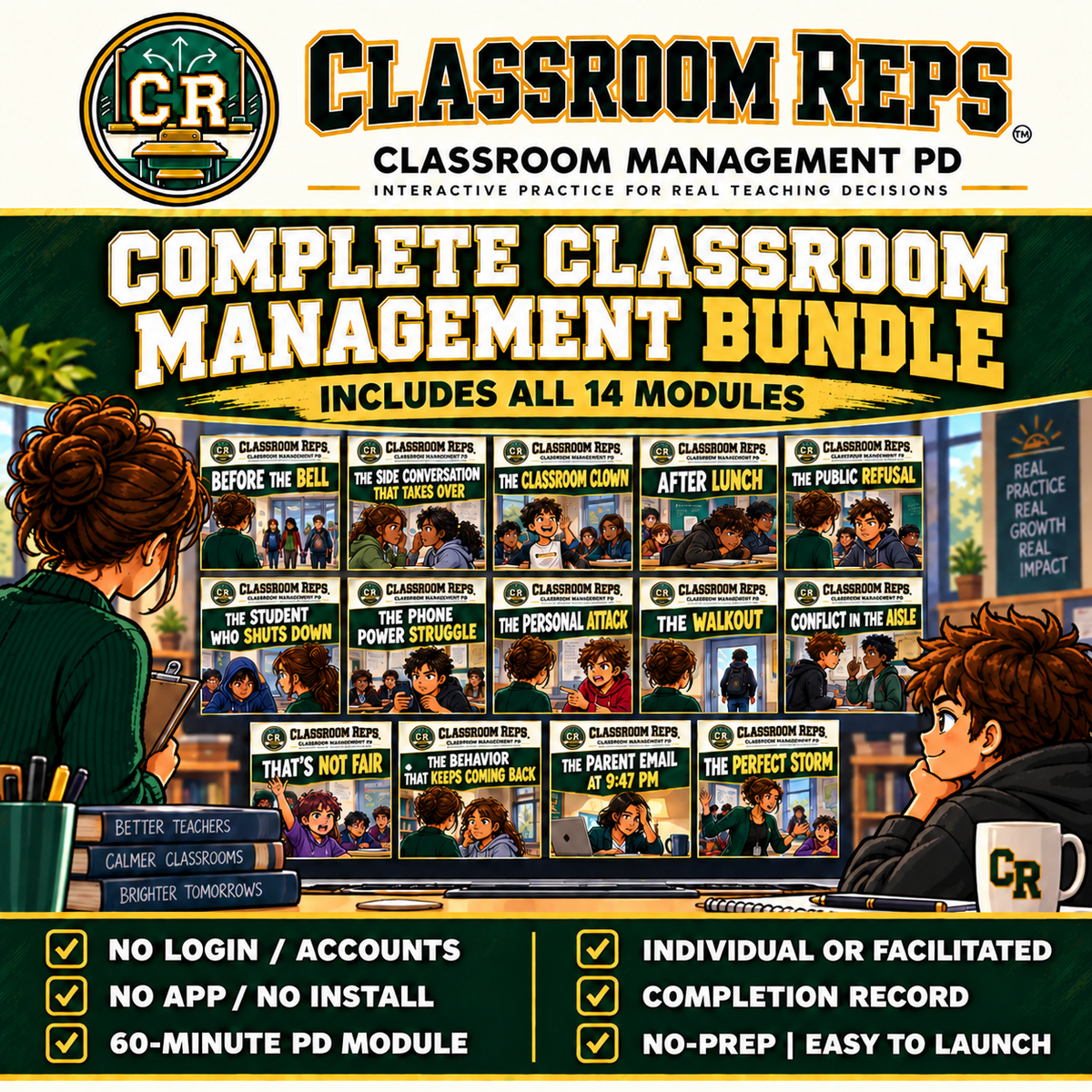 Classroom Reps Complete Classroom Management PD Bundle