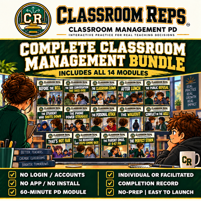 Classroom Reps Complete Classroom Management PD Bundle