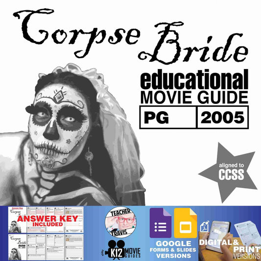 Corpse Bride Movie Guide | Questions | Worksheet | Google Formats (PG - 2005)
