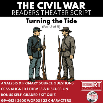 Civil War Unit – Turning the Tide Readers Theater Script (Part 3 of 5)