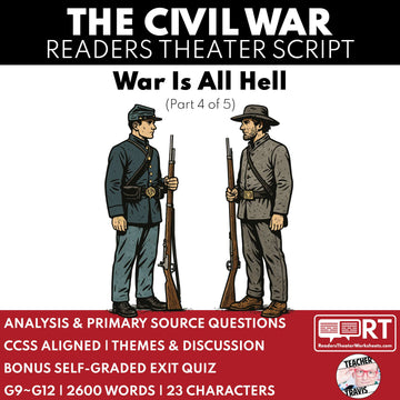 Civil War Unit – War Is All Hell Readers Theater Script (Part 4 of 5)
