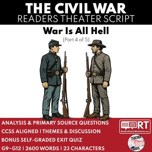 Civil War Unit – War Is All Hell Readers Theater Script (Part 4 of 5)