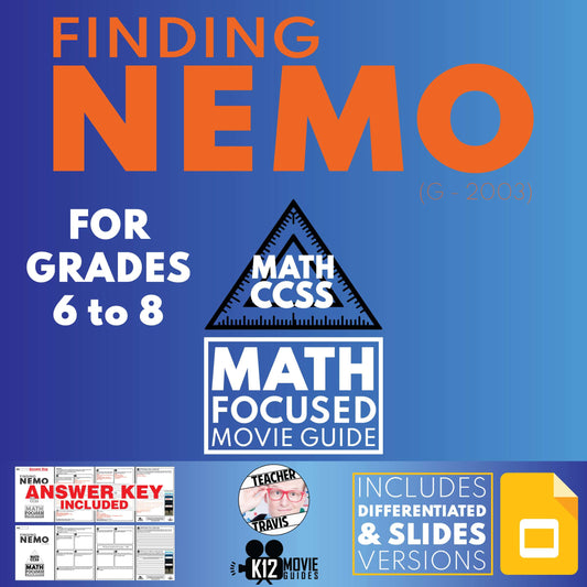 G6-to-8-Finding-Nemo-Math-Movie-Guide Cover