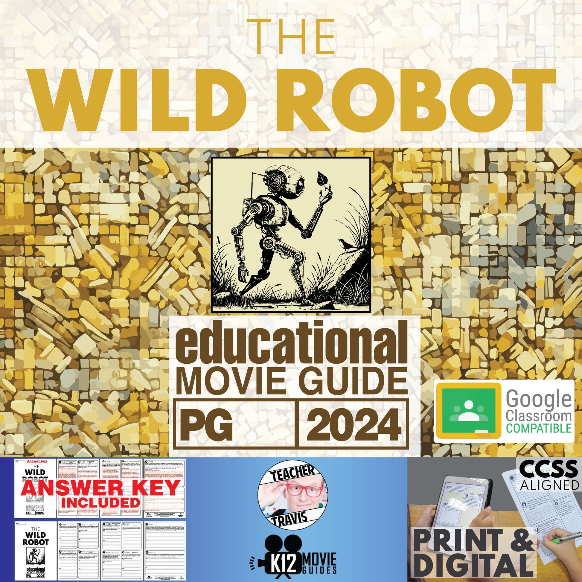 The Wild Robot Movie Guide (PG - 2024) Cover