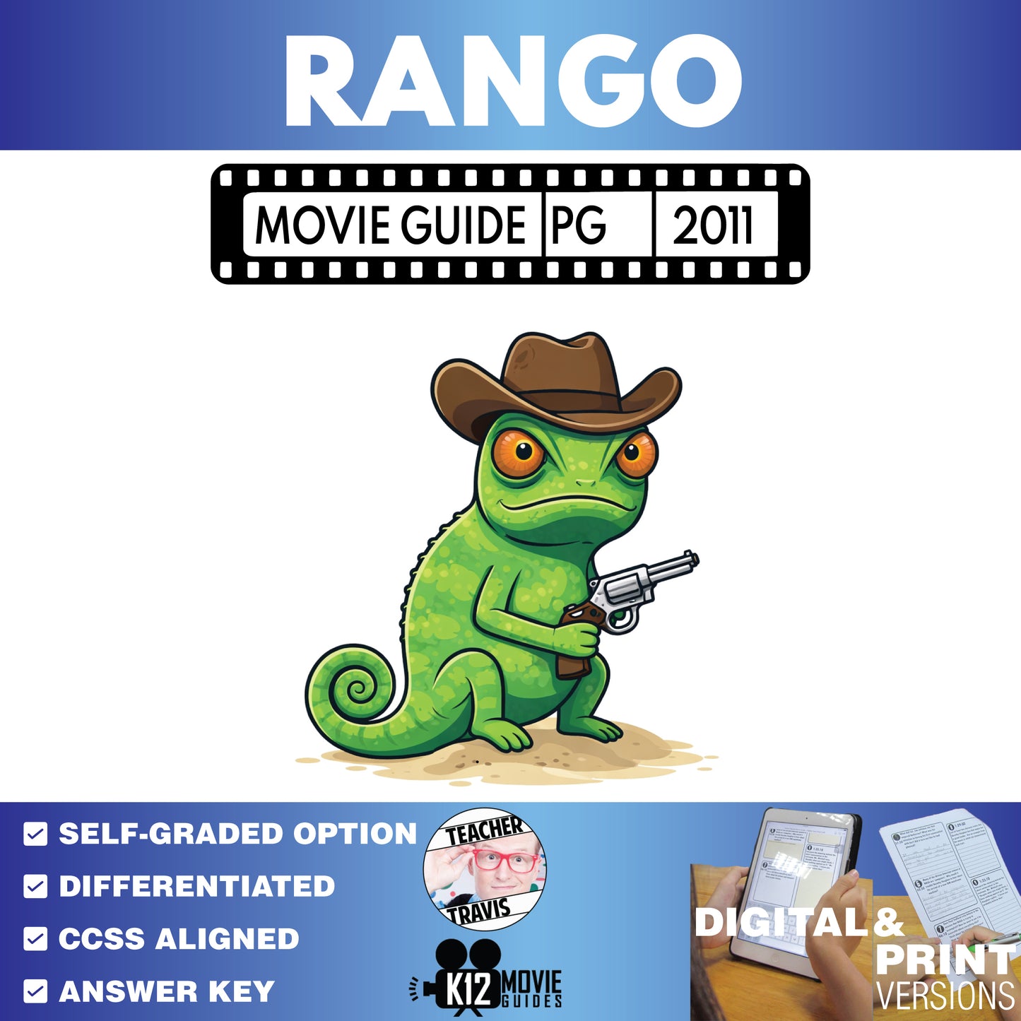 Rango Movie Guide Questions & Worksheet