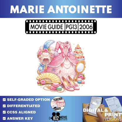 Marie Antoinette Movie Guide Questions & Worksheet (2006)