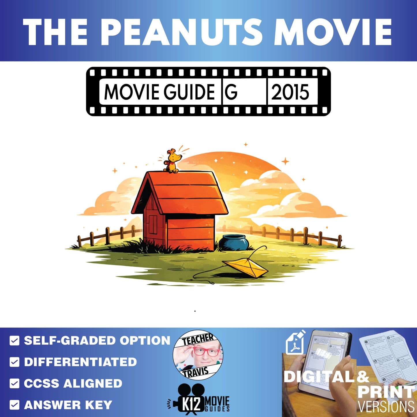 The Peanuts Movie Guide Questions & Worksheet