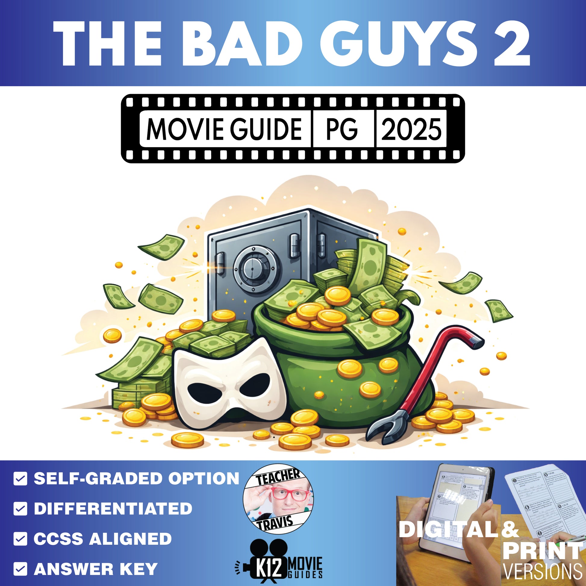 The Bad Guys 2 Movie Guide Questions & Worksheet