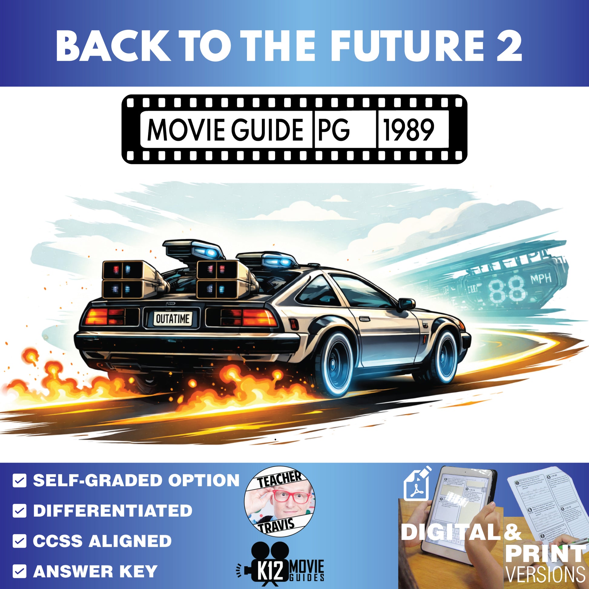 Back to the Future Part II Movie Guide Questions & Worksheet