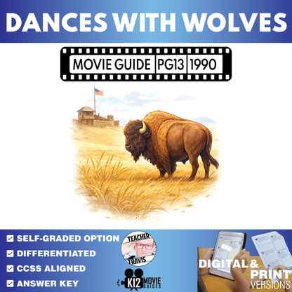 Dances with Wolves Movie Guide Questions & Worksheet