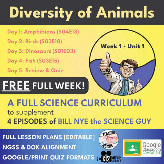 Free Bill Nye Science Curriculum Cover
