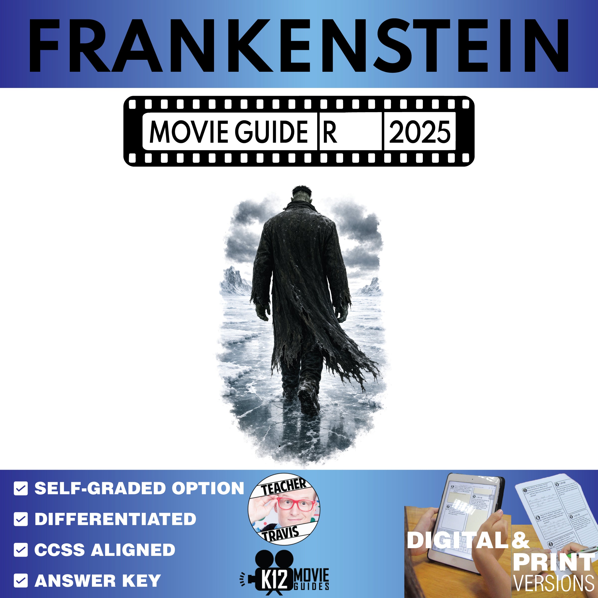Frankenstein (2025) Movie Guide Questions & Worksheet | Answer Key ...