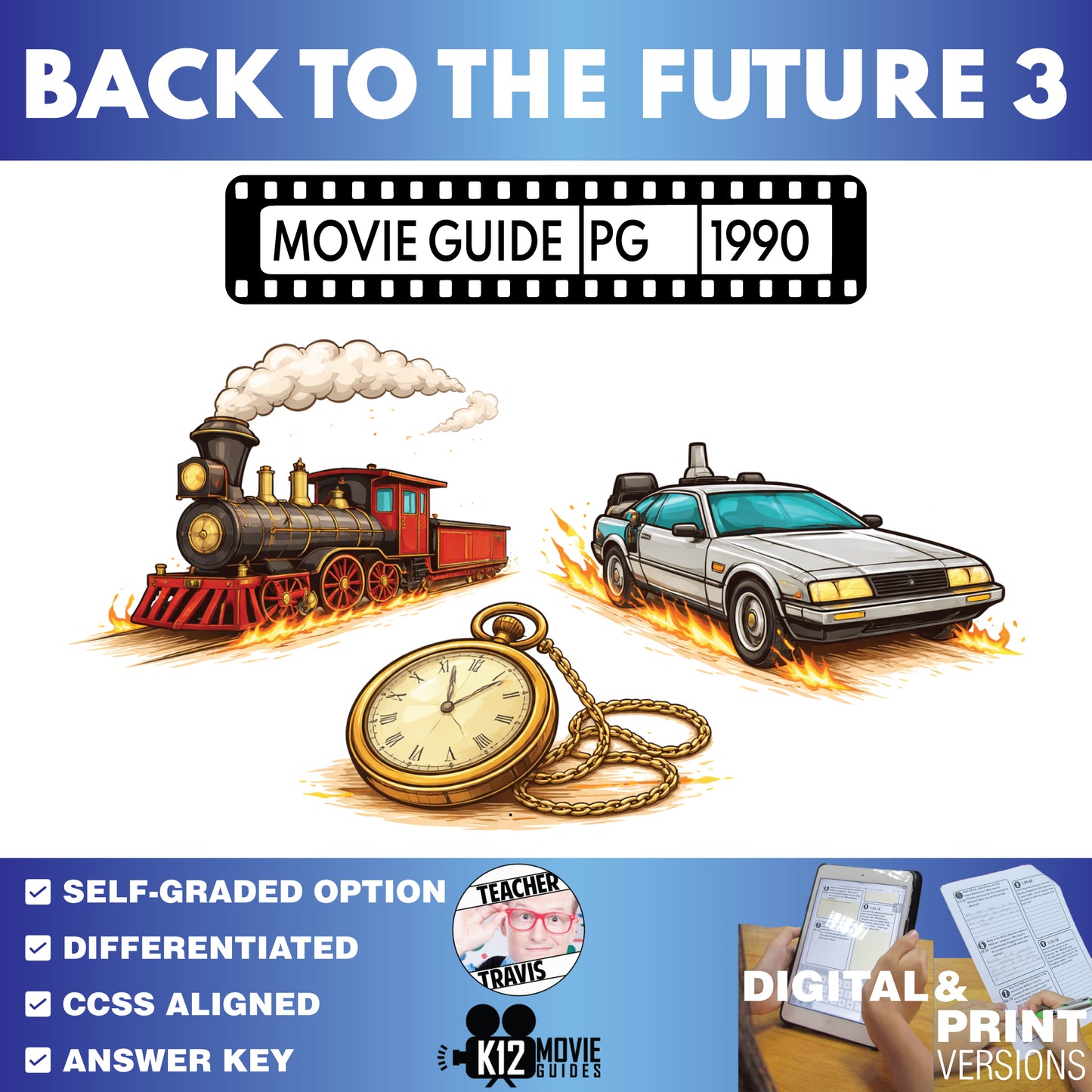 Back to the Future Part III Movie Guide Questions & Worksheet
