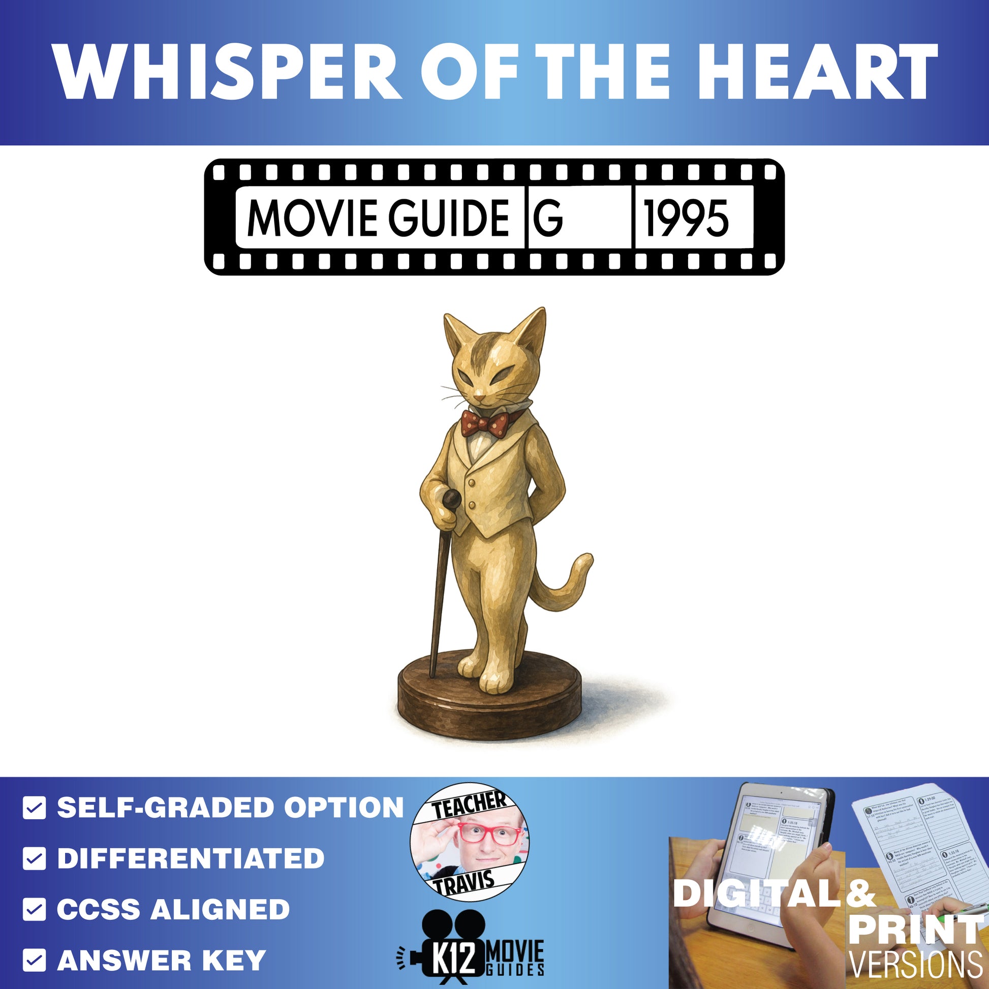 Whisper of the Heart Movie Guide Questions & Worksheet