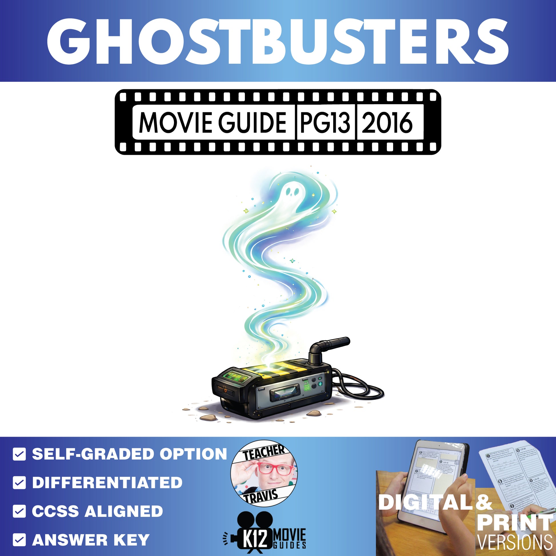 Ghostbusters Movie Guide Questions & Worksheet (2016)