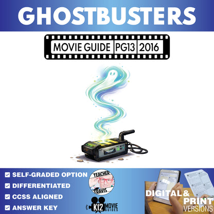 Ghostbusters Movie Guide Questions & Worksheet (2016)