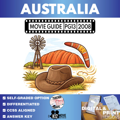 Australia Movie Guide Questions & Worksheet (2008)