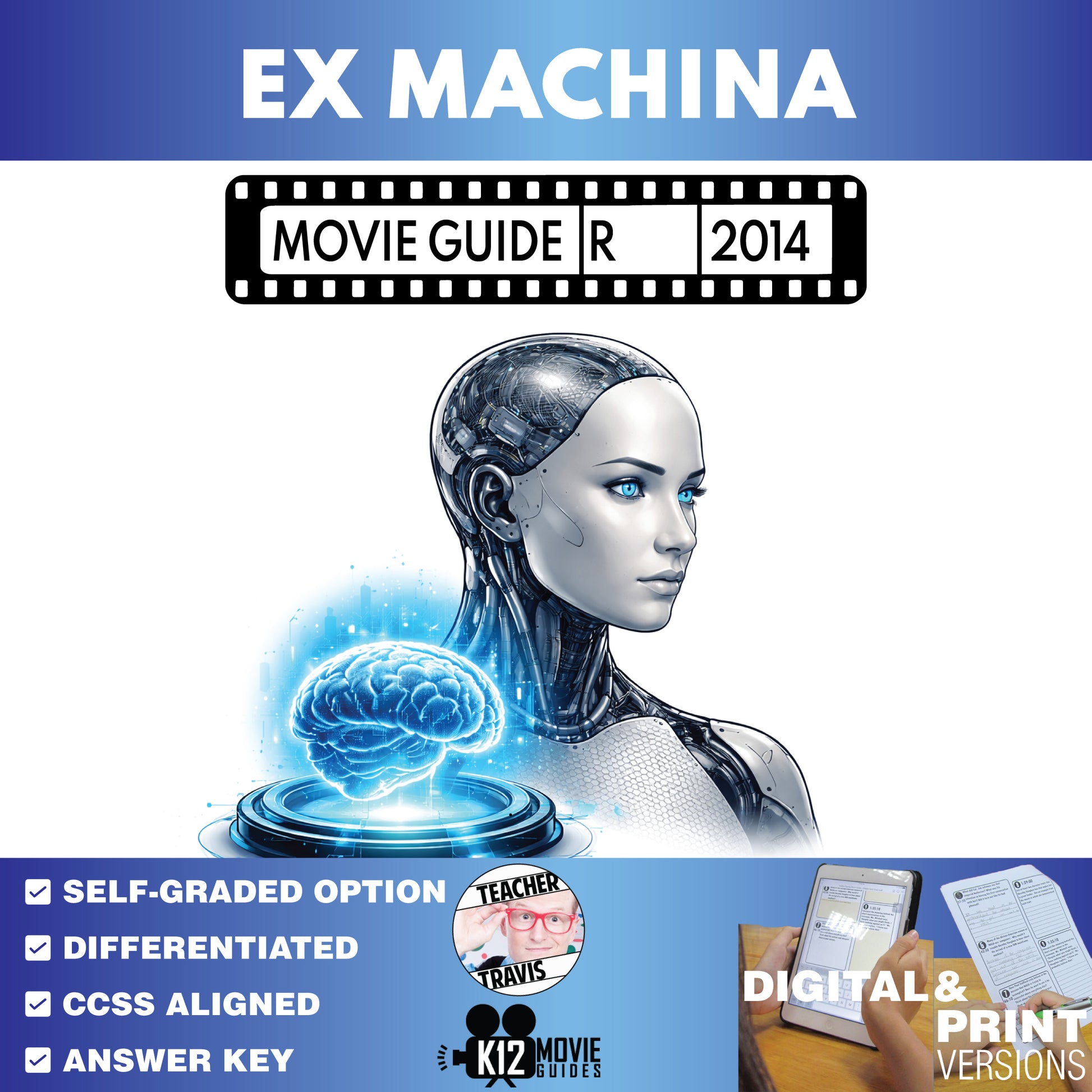 Ex Machina Movie Guide Questions & Worksheet