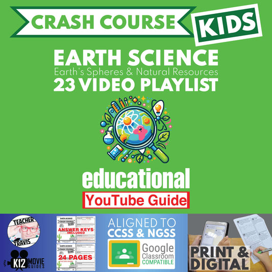 Crash Course Kids | Earth Science Playlist YouTube Guide | 23 Episodes Cover