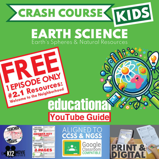 Crash Course Kids Welcome to the Neighborhood - Earth Science - YouTube Guide Cover
