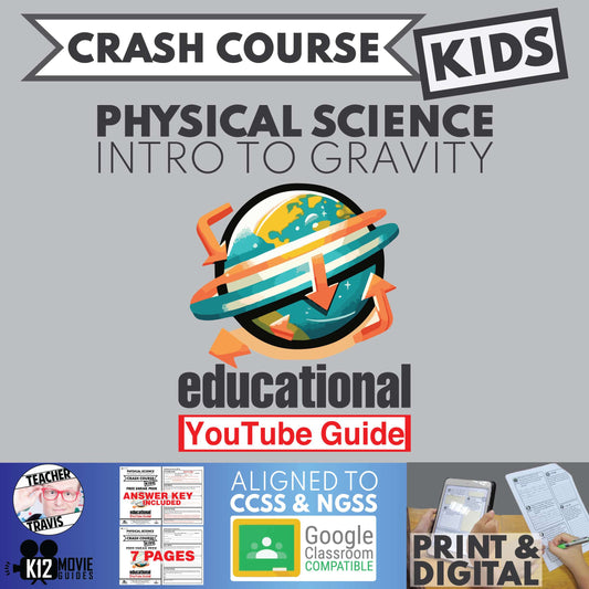 Crash Course Kids | Physical Science - Intro to Gravity Playlist YouTube Guide Cover
