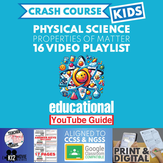 Crash Course Kids - Physical Science Playlist YouTube Guide Cover