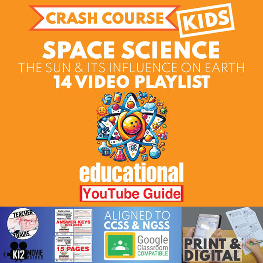 Crash Course Kids - Space Science Playlist YouTube Guide Cover