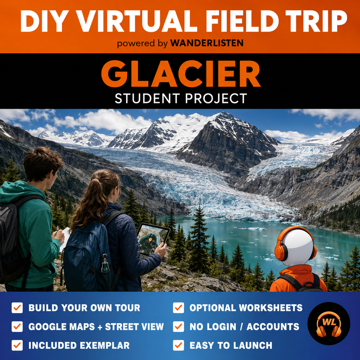 Science DIY Virtual Field Trip | Create your own Glacier VFT | Student Project