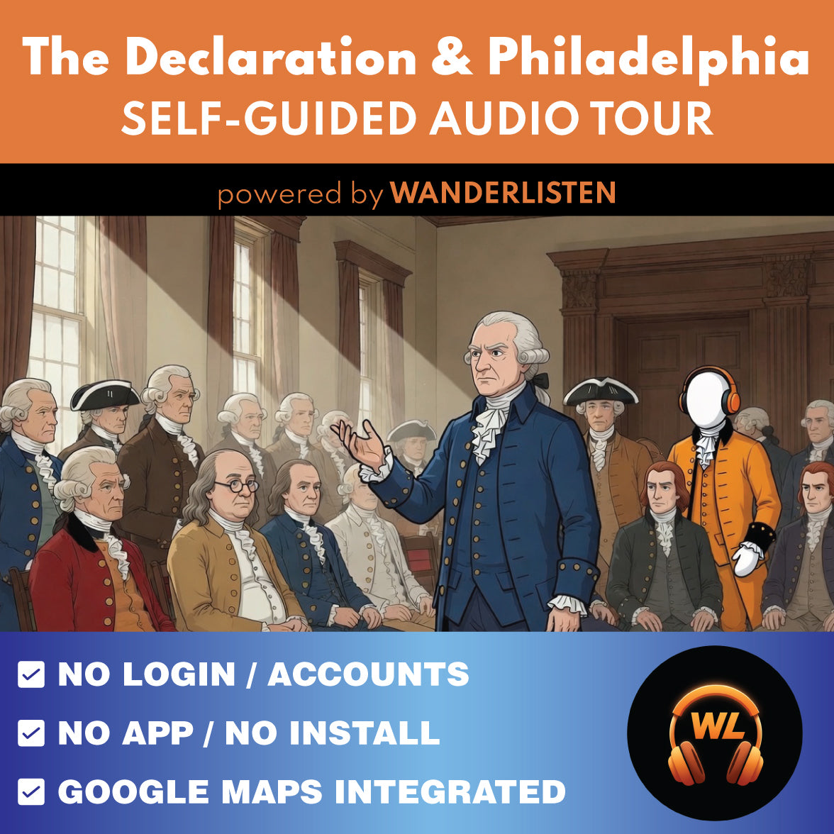 Philadelphia Old City Revolution Walk | Self-Guided Walking cover image