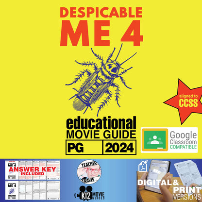 Despicable Me 4 (PG - 2024) Movie Guide Questions Cover