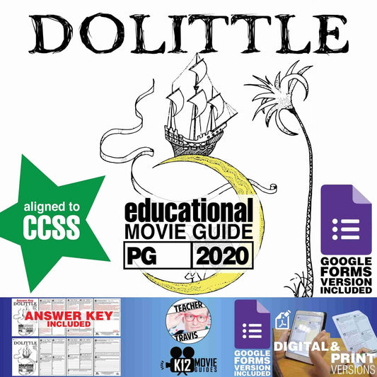 Dolittle Movie Guide | Questions | Worksheet (PG - 2020) Cover