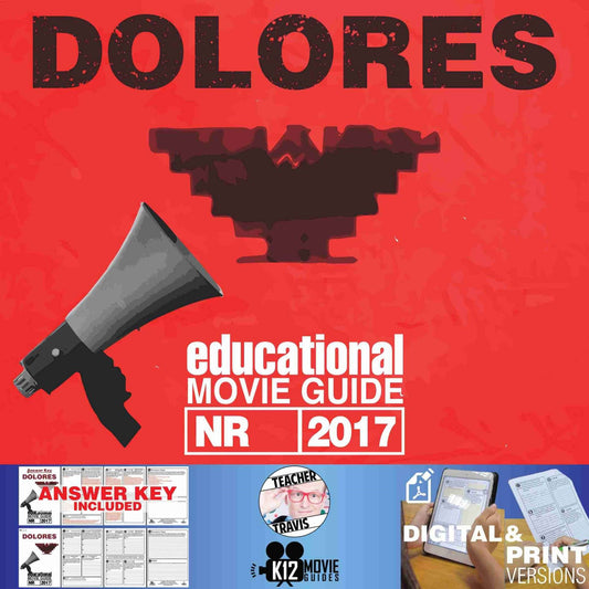 Dolores Documentary Movie Guide | Questions | Worksheet (NR - 2017) Cover