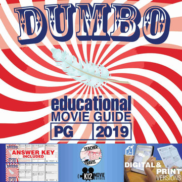 Dumbo Movie Guide | Questions | Worksheet (PG - 2019) Cover
