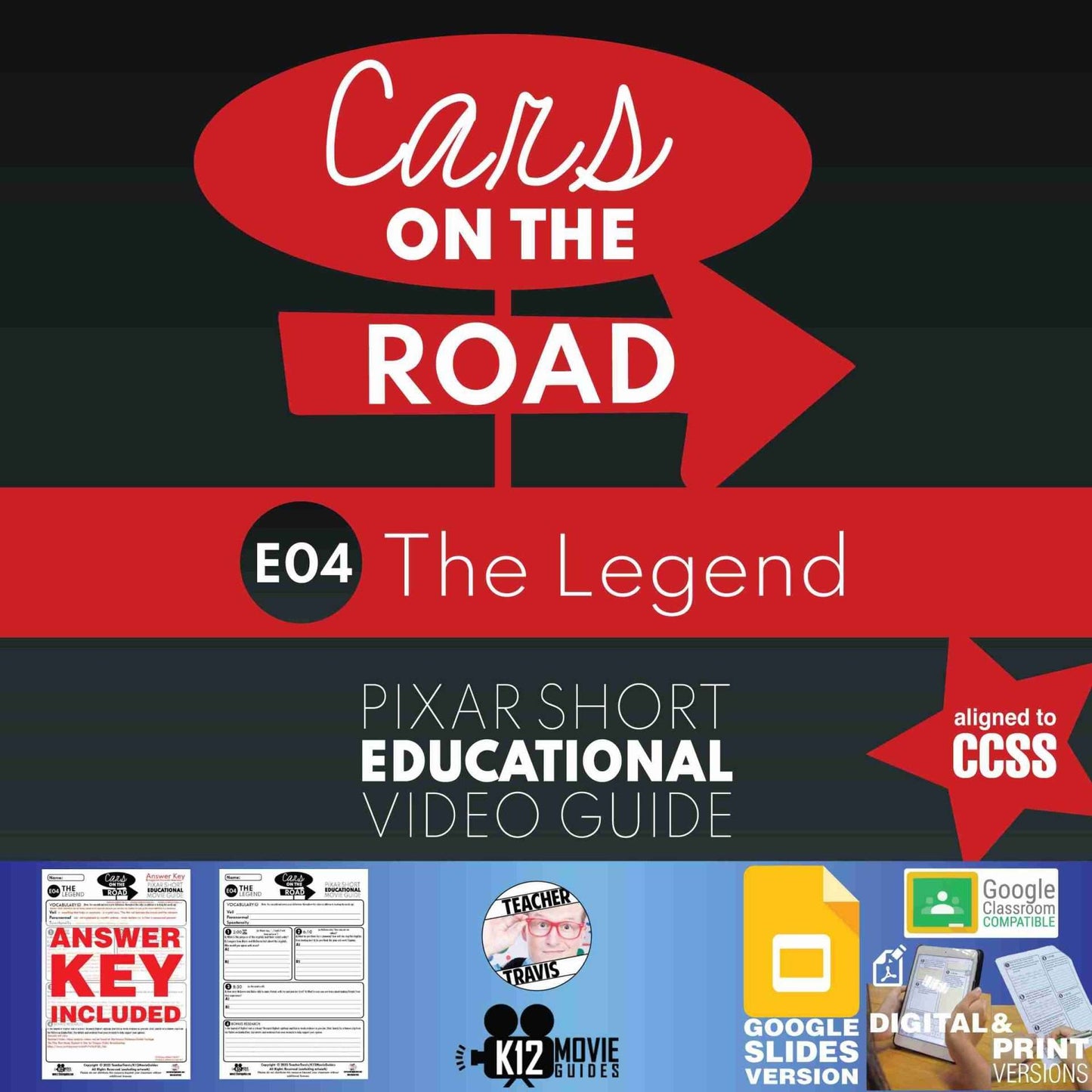 Pixar Short - Cars on the Road - E04 - The Legend Video Guide (2022) Cover