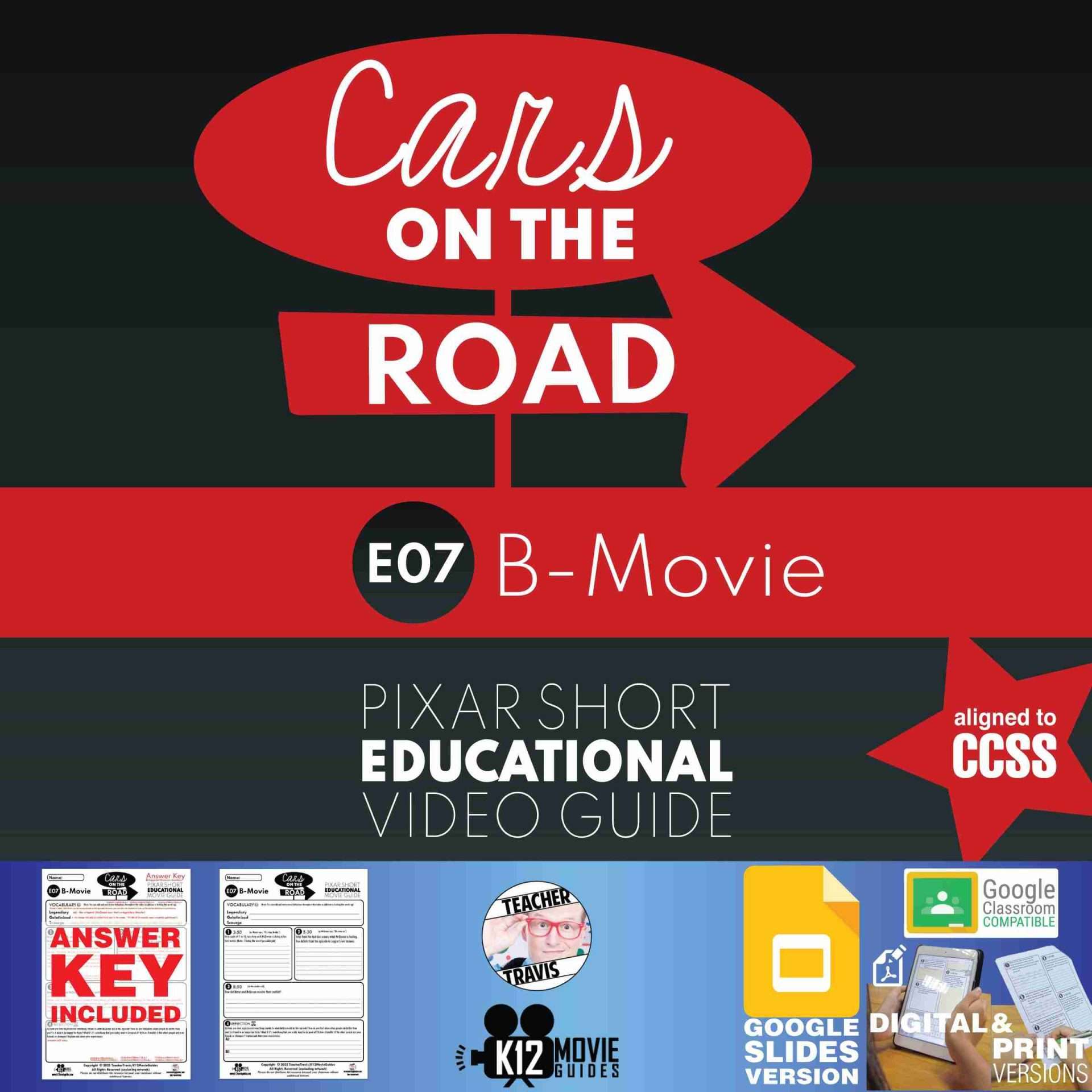 Pixar Short - Cars on the Road - E07 - B-Movie Video Guide (2022)
