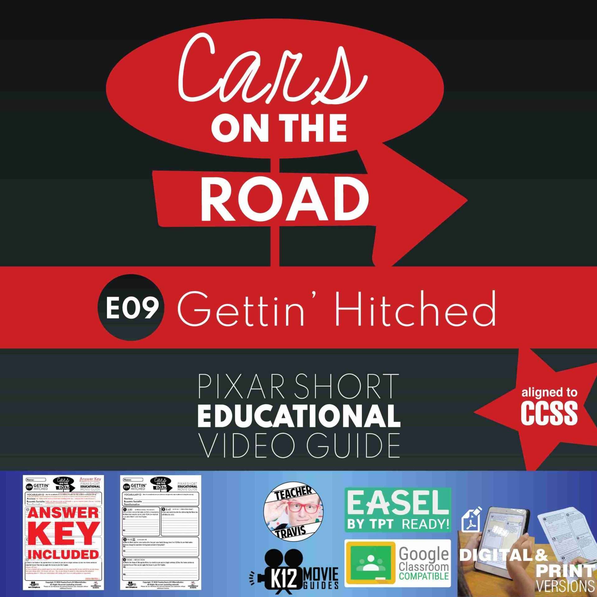 Pixar Short - Cars on the Road - E09 - Gettin' Hitched Video Guide (2022) Cover
