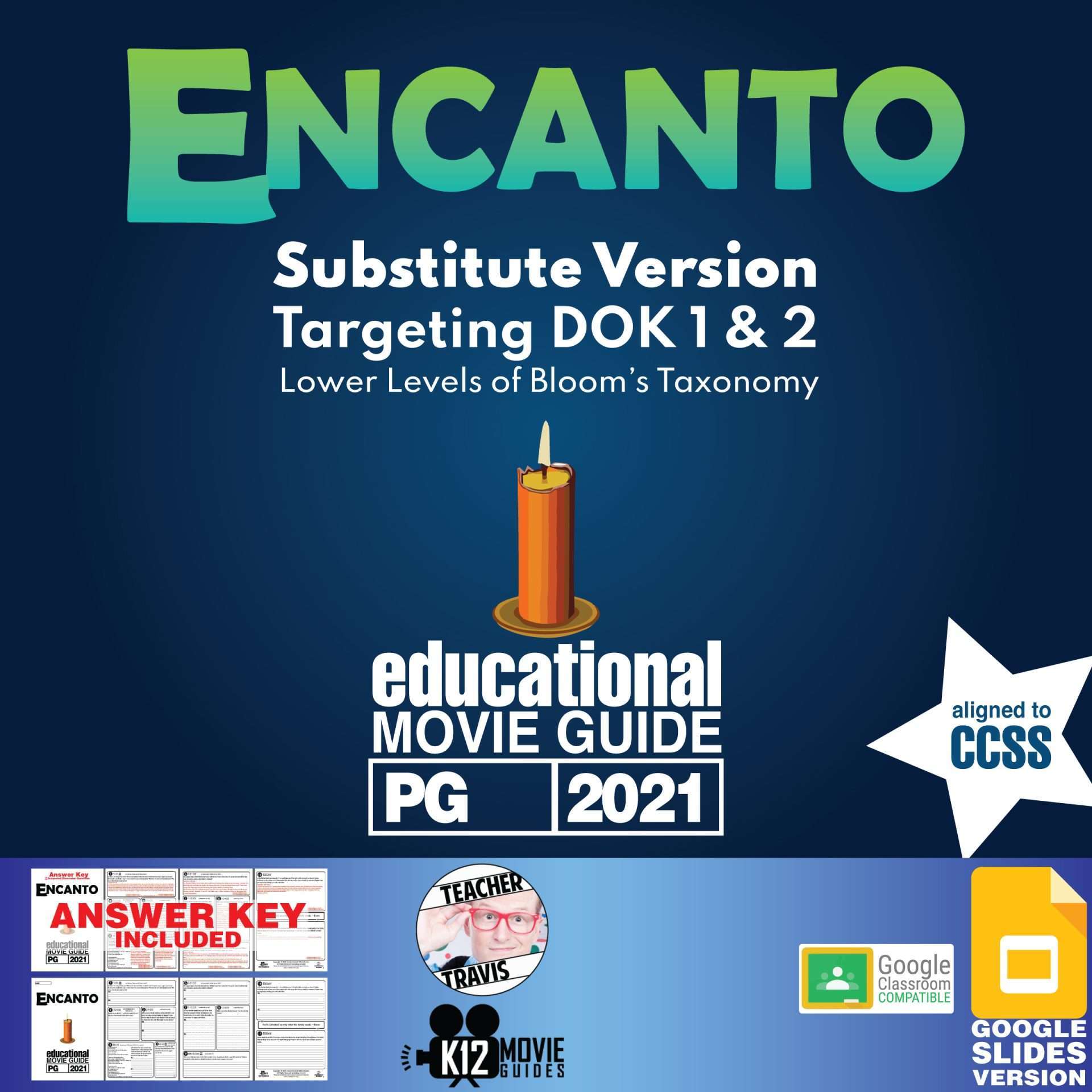 Movie Guide made for Encanto - Substitute Version (PG - 2021) Cover