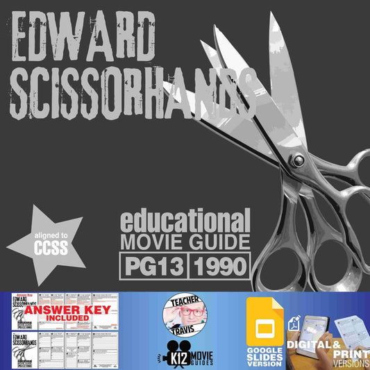 Edward Scissorhands Movie Guide | Questions | Worksheet | Google (PG13 - 1990)